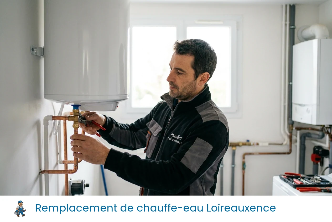 Remplacement de chauffe-eau à Loireauxence