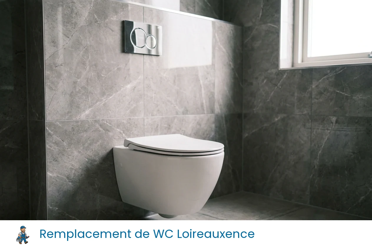 Remplacement de WC à Loireauxence