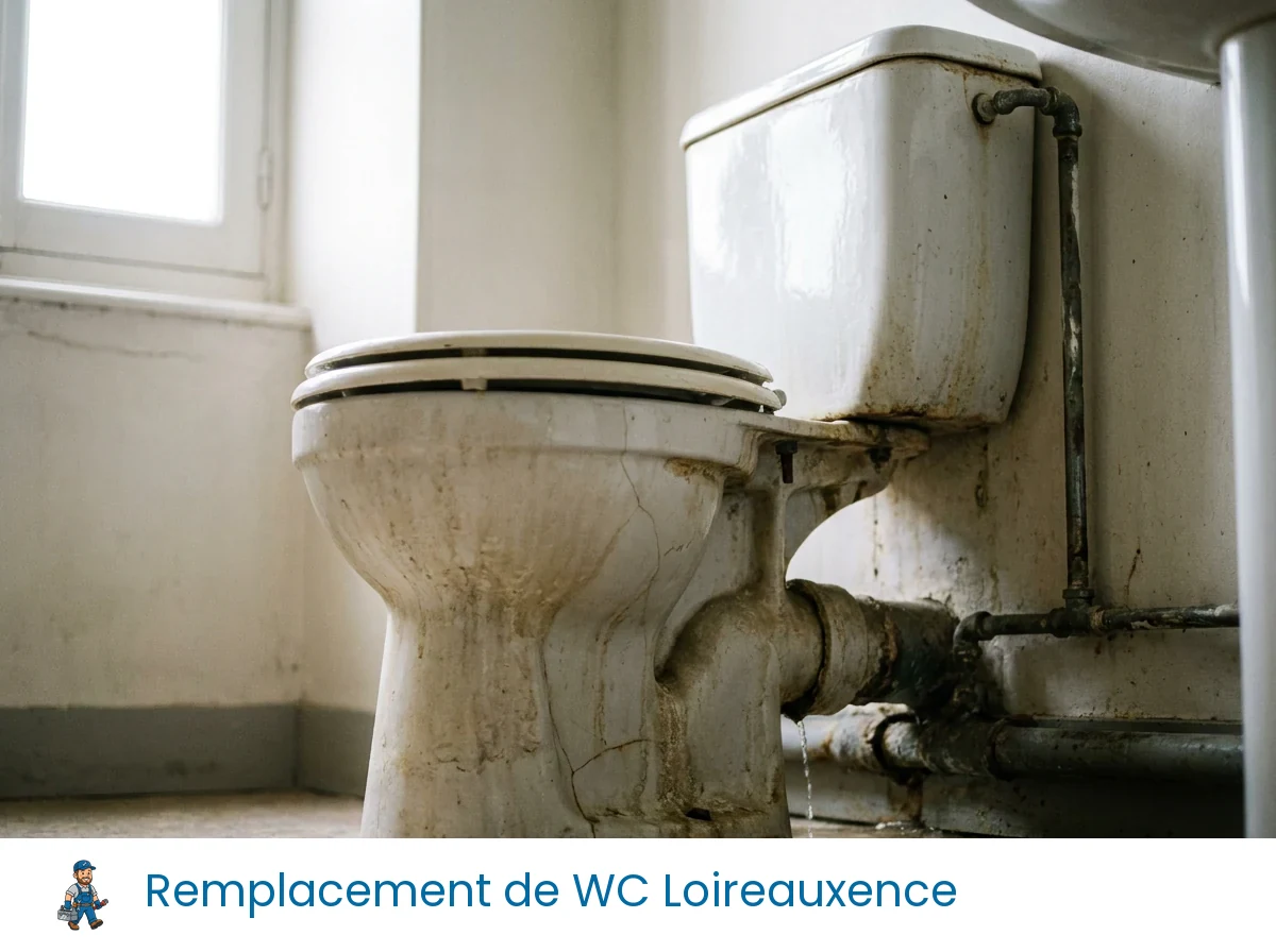 Remplacement de WC à Loireauxence
