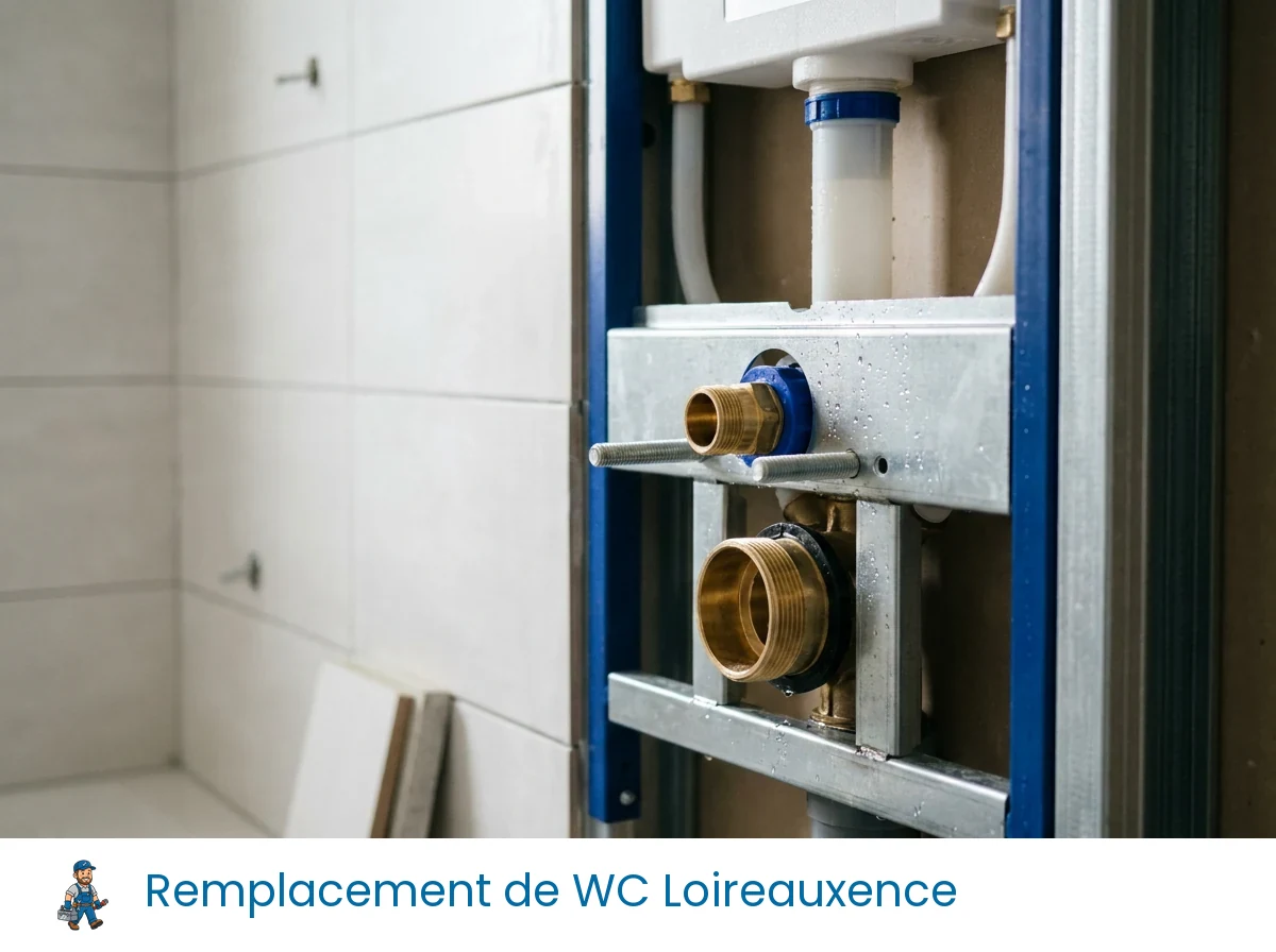 Remplacement de WC à Loireauxence