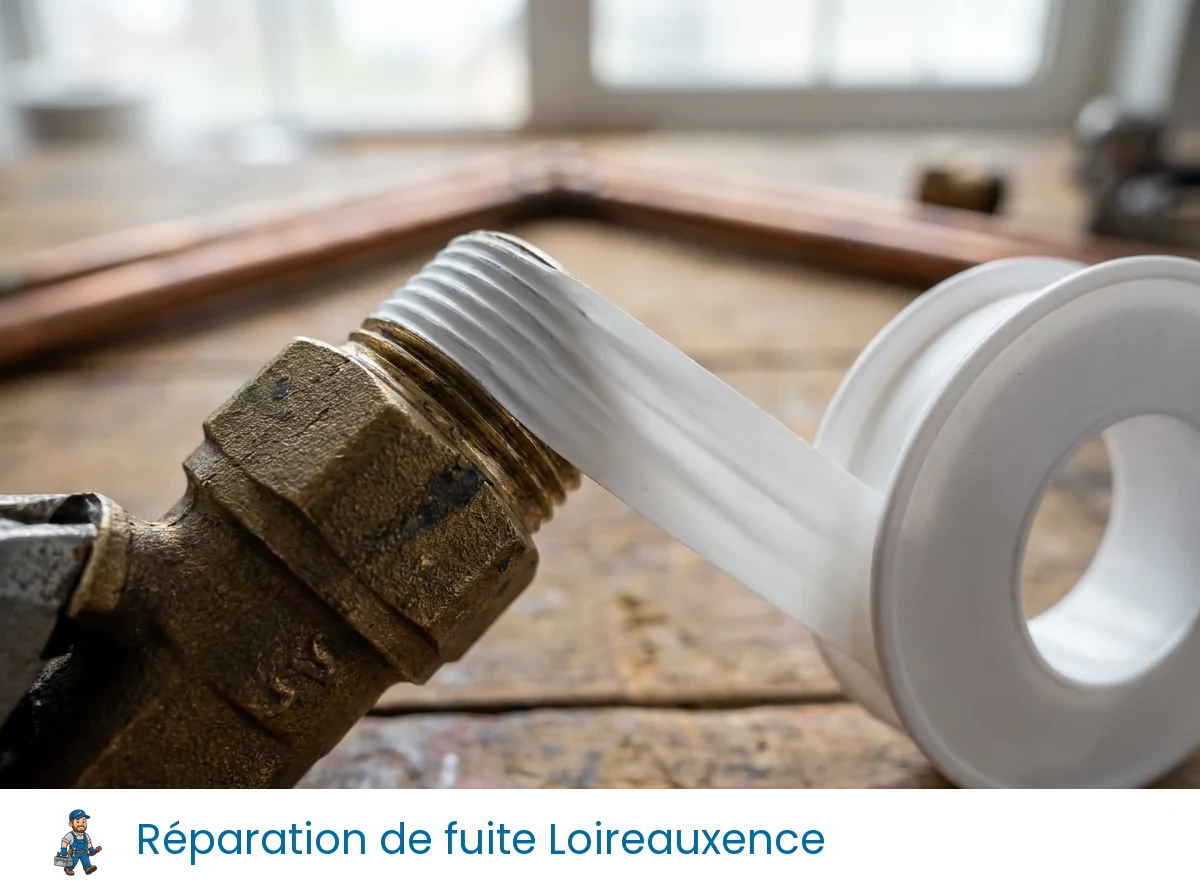 Réparation de fuite à Loireauxence